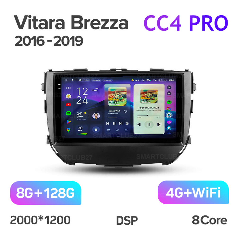 Teyes CC4 Pro 9" для Suzuki Vitara Brezza 2016-2019