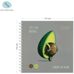 Скетчбук 60л., 150*150 MESHU "Avocadreams"