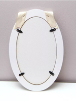 Панно на стену для интерьера в овальной раме набор 3 шт "Прованс" 28,5*18,5 см