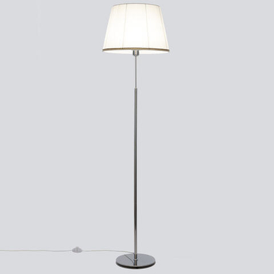 Citilux Линц CL402970 Торшер хром с белым абажуром