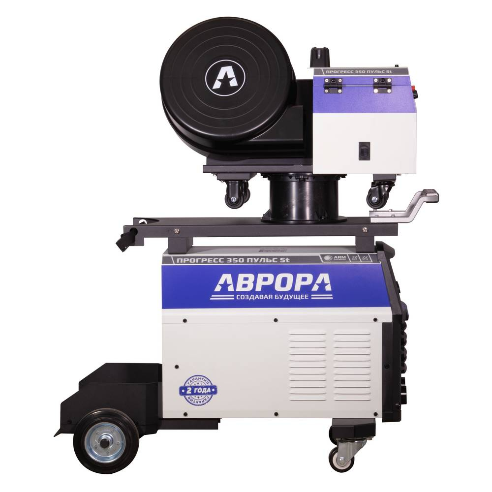 Инверторный сварочный полуавтомат АВРОРА ПРОГРЕСС 350 ПУЛЬС St + аттестат НАКС 40309