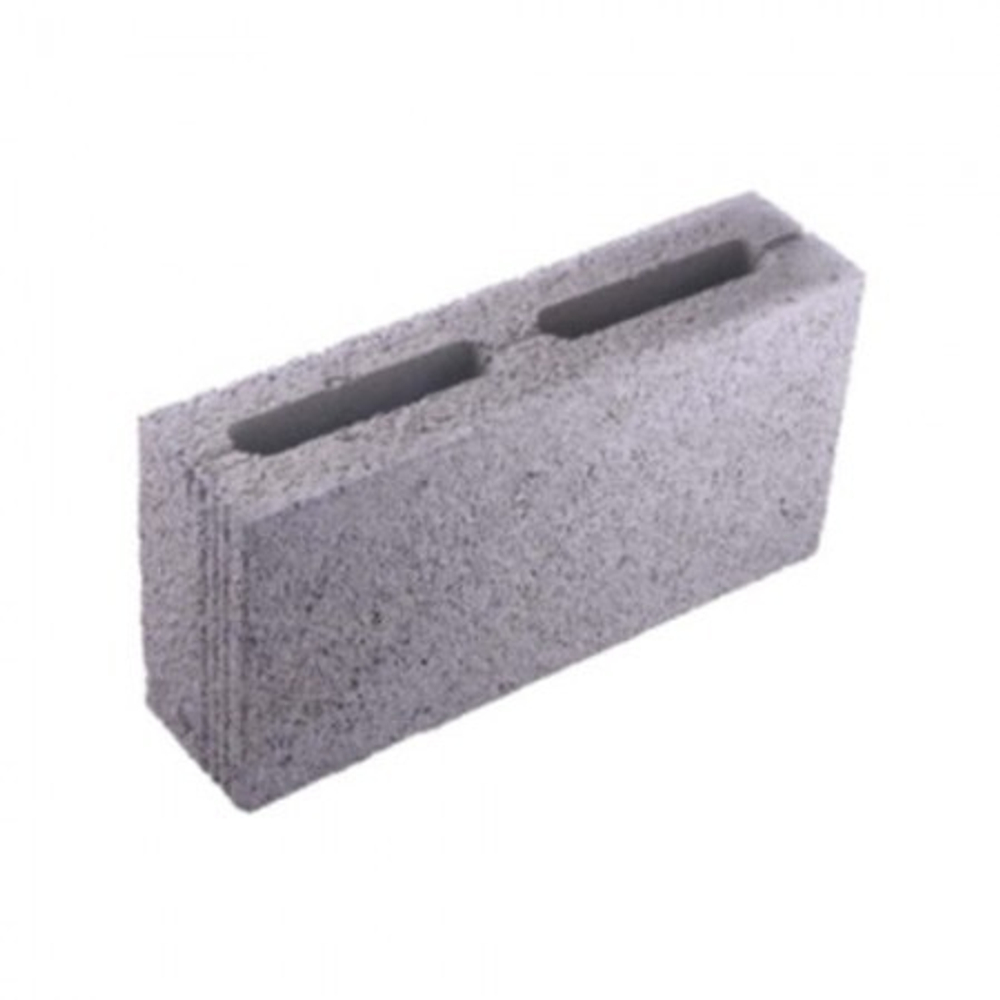 Керамзитоблок М50 390х120х188 перегородочный пустотелый, ВЗКСМ