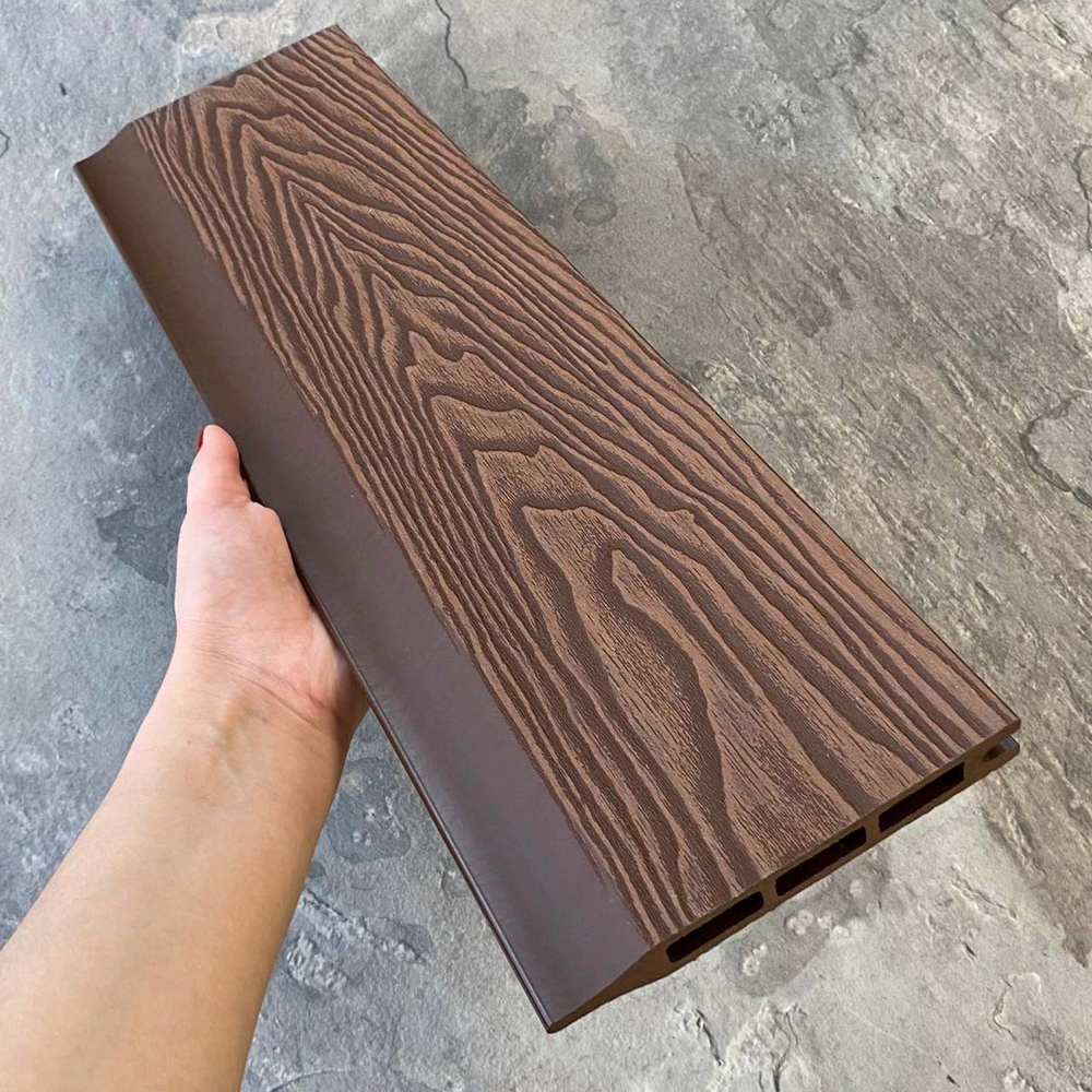 Заборная панель шип-паз EasyDecking Wood-X 146х20х2210 Коричневый 3D