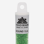 Японский бисер TOHO Round 15/0 (№7), прозрачный