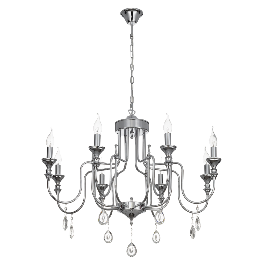 Citilux Рига CL437181 Люстра подвесная Хром