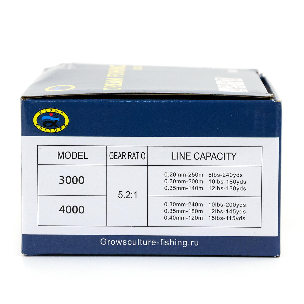 Катушка безынерционная Grows Culture Dream Fishing DF-3000 (3+1BB, мет. шпуля)