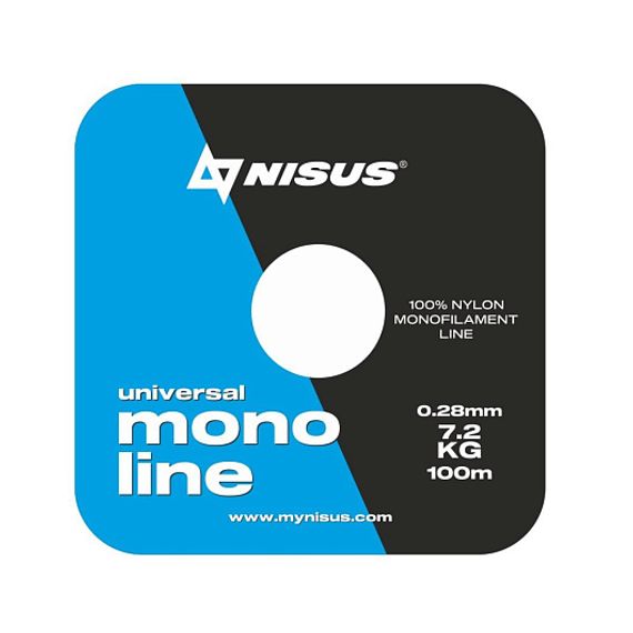 Леска MONOLINE Blue 0,28mm/100m Nylon (N-MB-028-100) Nisus