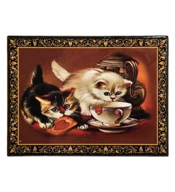 Народные промыслы ШК-11/13-E Шкатулка в технике декупаж (8х10х4)