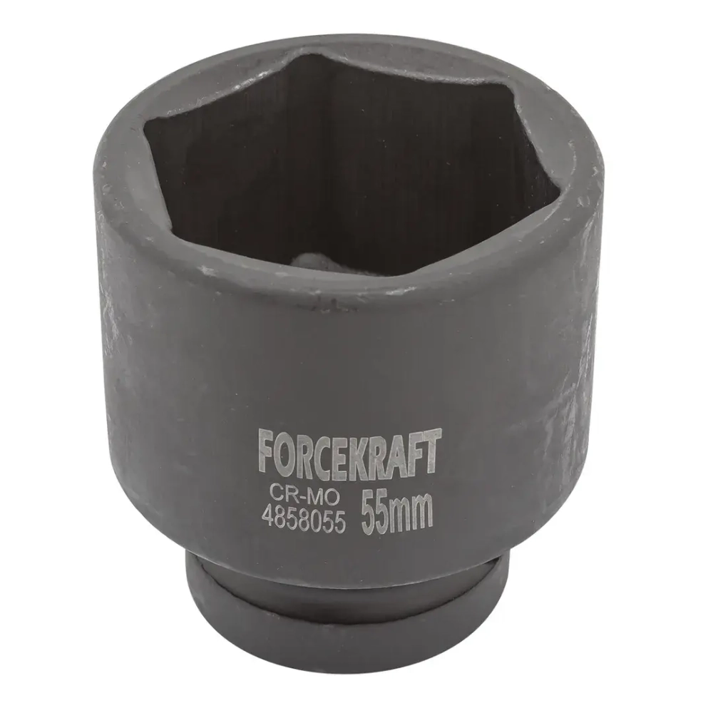 Головка ударная 1'', 55мм (6гр.) FORCEKRAFT FK-4858055