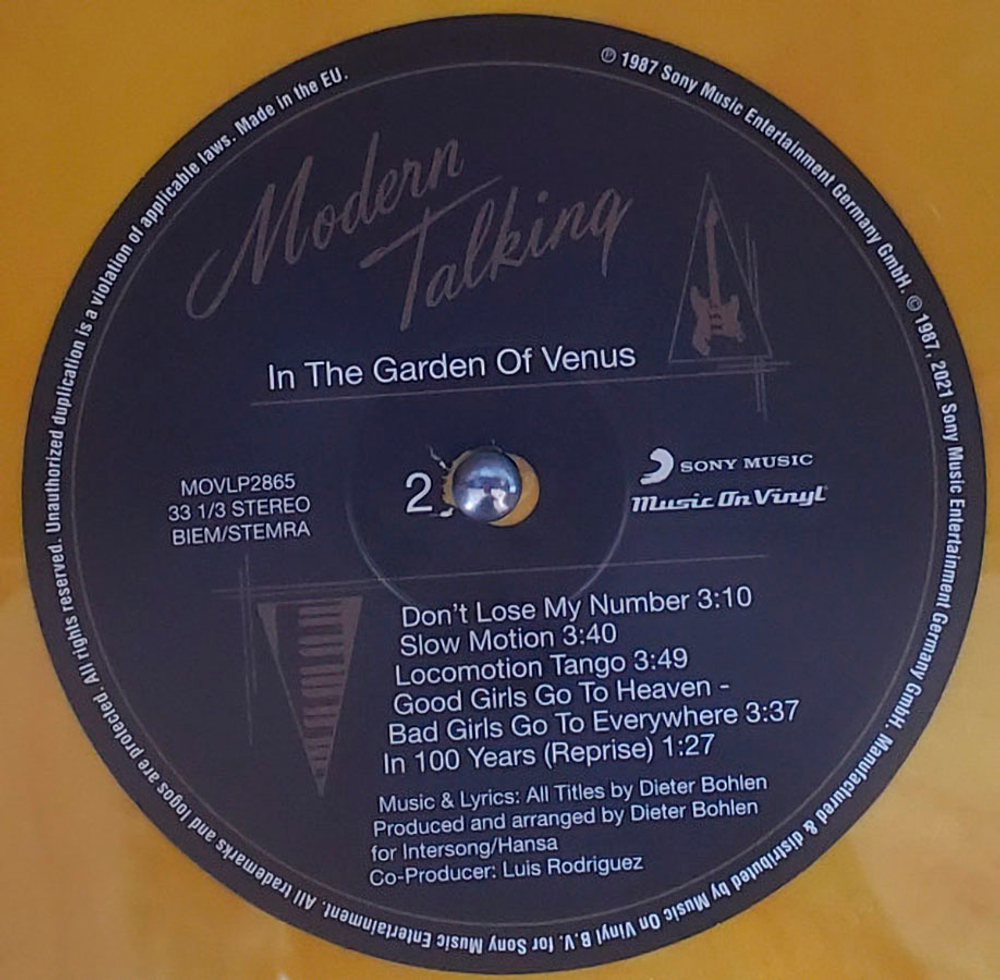 Modern Talking / In The Garden Of Venus (The 6th Album) (Coloured Vinyl)(LP)