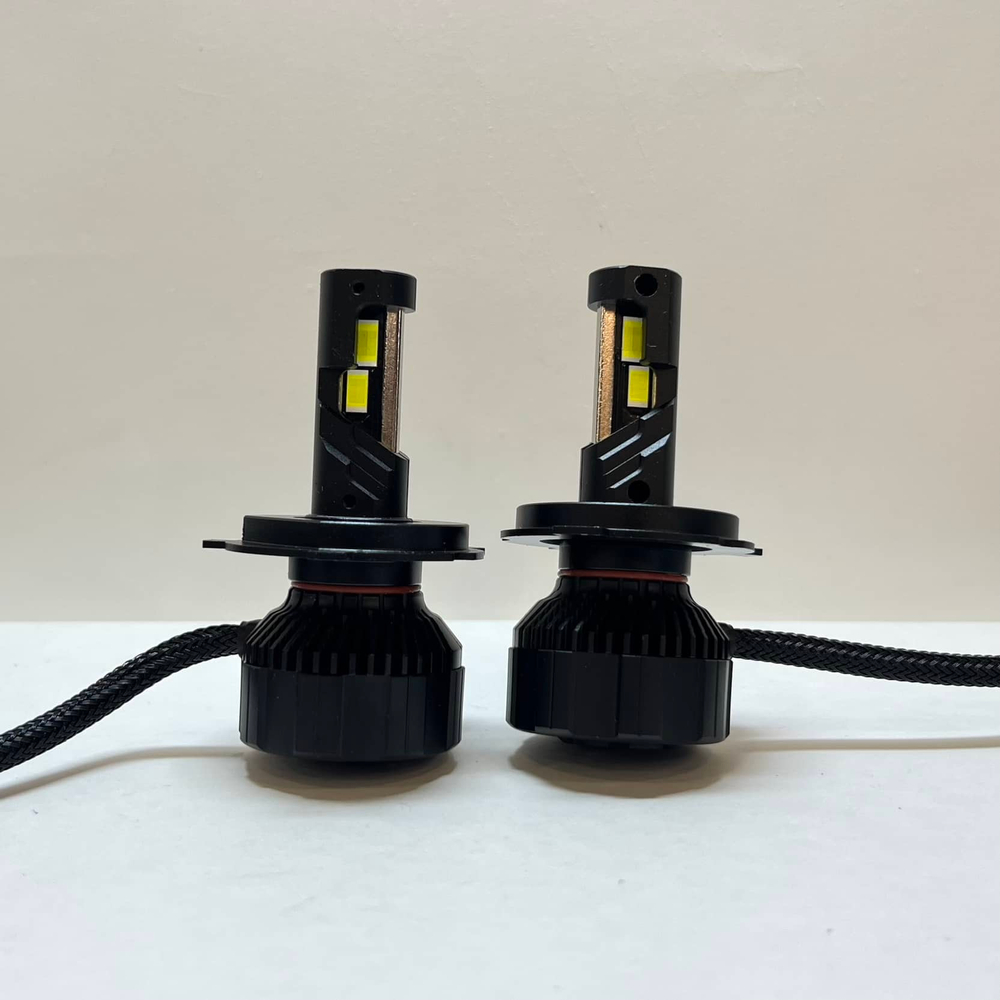 H4 / Светодиодные (H4) лампы 6000K, 120W, 12000lm, V18 - SFDA (2 шт. / комплект)