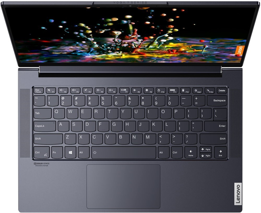Ноутбук Lenovo Yoga Slim7 14IIL05 14;  /1920x1080 /Intel Core i7 1065G7 1300 МГц 4 ядра /Intel Iris Plus Graphics /16 Гб /SSD 512 Гб /DVD нет /Windows 10 Home /фиолетовый/82A10085RU
