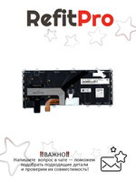 Клавиатура для Ноутбука Lenovo LenovoThinkPad Yoga 370 с подсветкой, раскладка - английская, черная (01AV705)