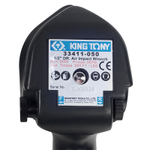 KING TONY (P33411-050B) Гайковерт пневматический ударный 1/2", 881 Нм, в комплекте 3 ударные головки