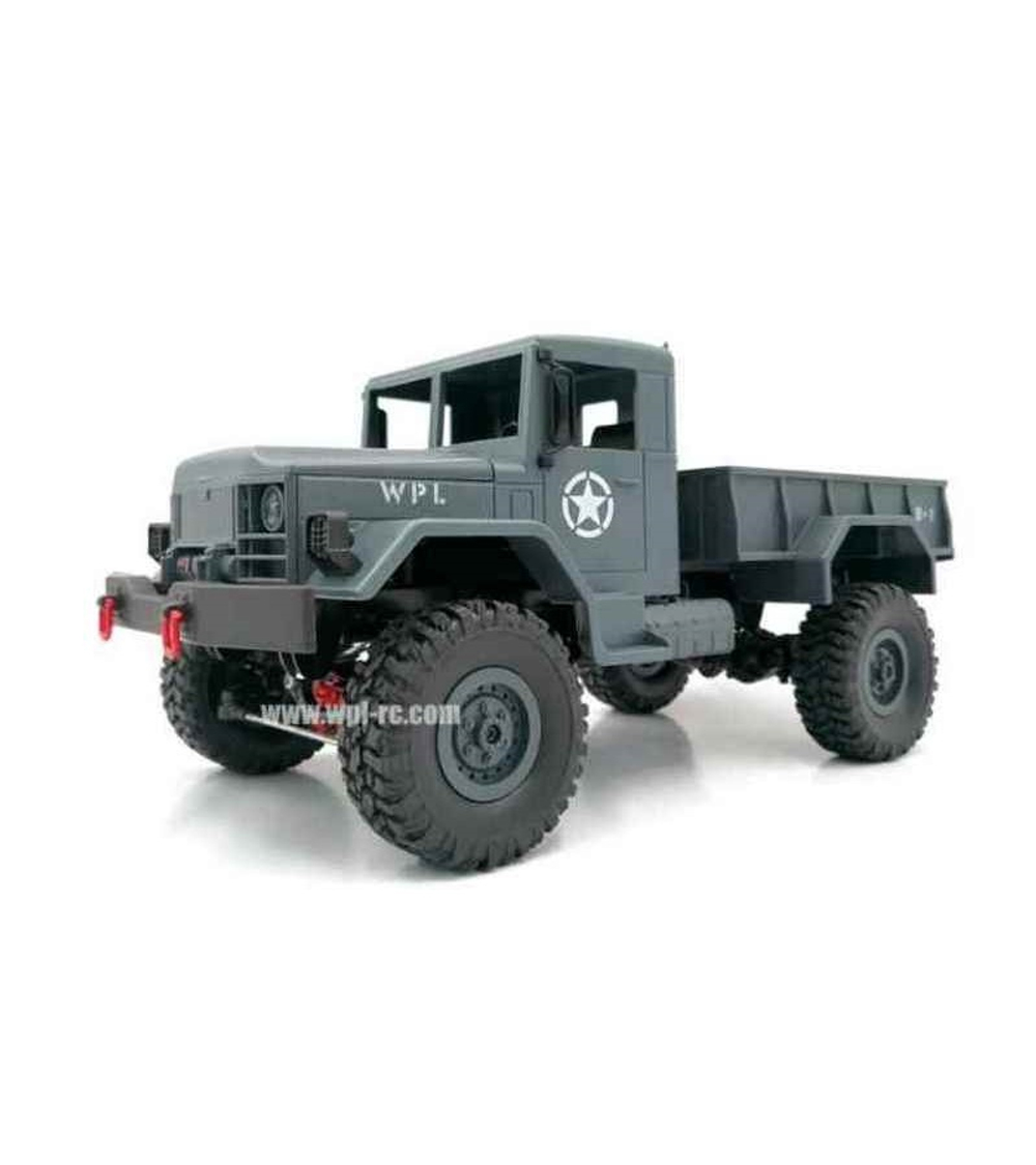 Радиоуправляемая машина WPL B-14R военный грузовик (серый) 1/16 2.4G RTR