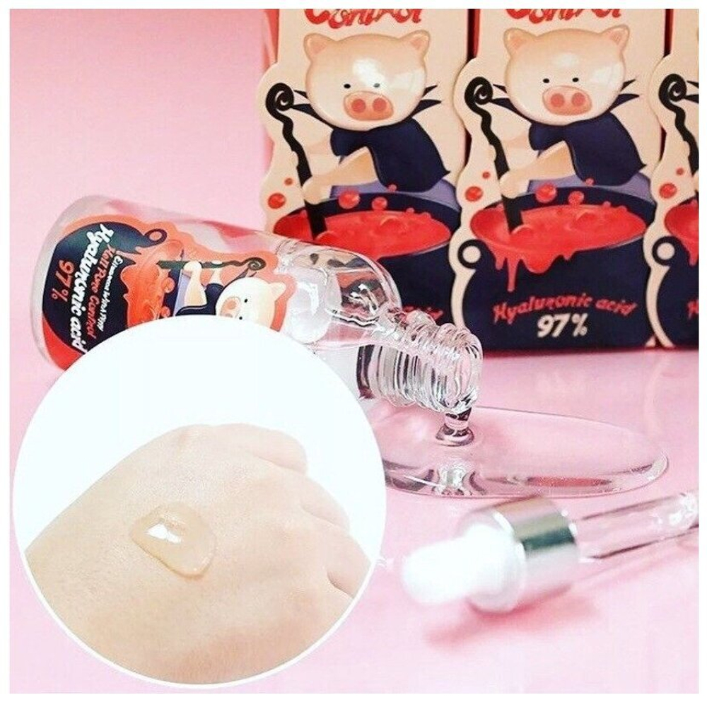 Elizavecca Witch Piggy Hell-Pore Control Hyaluronic Acid 97% сыворотка для лица с гиалуроновой кислотой, 50 мл