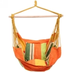 Гамак-кресло 150*120см «Провинция» х/б, с деревянной перекладиной, с двумя подушками