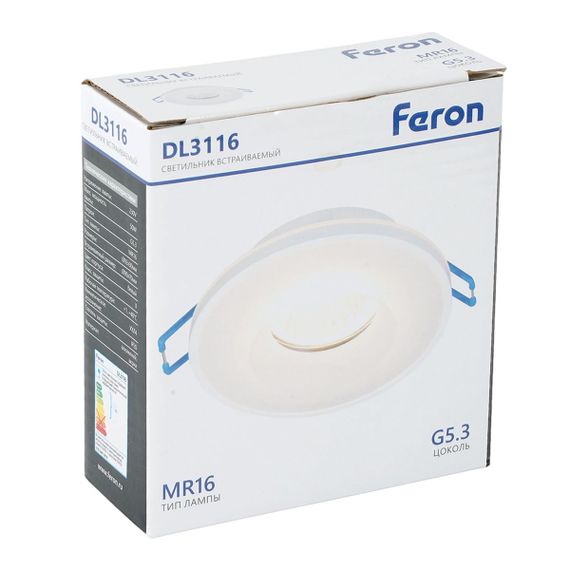 Встраиваемый светильник Feron DL3116 51940
