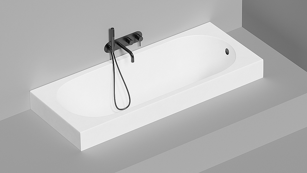 Ванна Salini ORNELLA KIT S-stone 102426M 160x70 белая