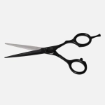 Прямые длинные парикмахерские ножницы black edition BE-02