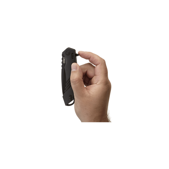 Складной нож CRKT 1063 Directive Drop Point c клинком из стали 8Cr13MoV, рукоять GRN / Stainless Steel