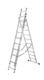 Лестница алюминиевая трехсекционная ВИХРЬ ЛА 3х11