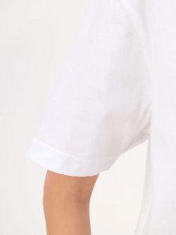 Футболка оверсайз свободная с принтом на спине