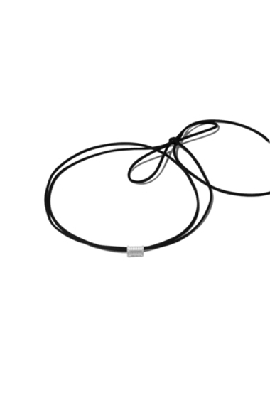 Шнур с подвеской из серебра "Shik" 13 мм