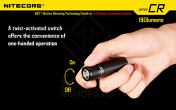 Фонарь брелок Nitecore SENS CR123