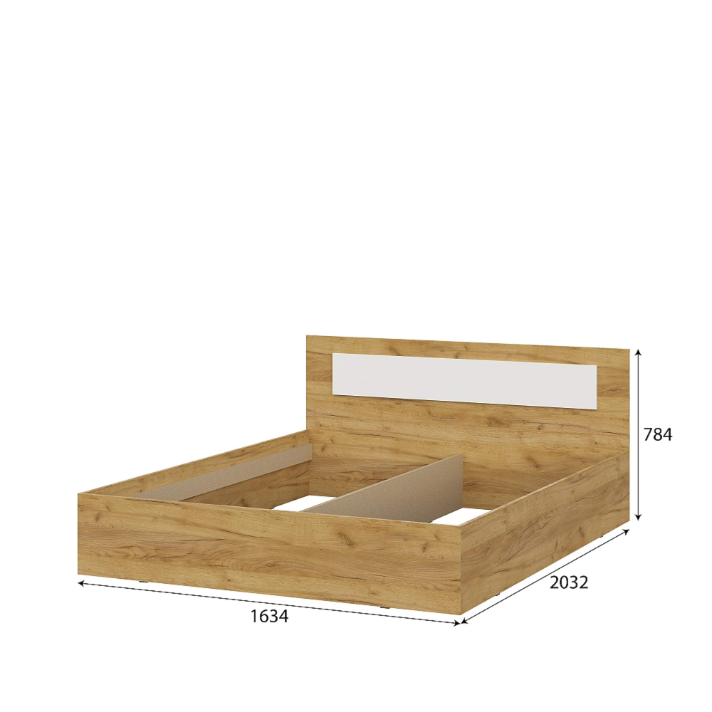 Дольче (NNM) Кровать двуспальная (каркас) 1600мм