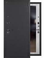 Дверь Входная Нова Букле Графит/ Ривьера Айс