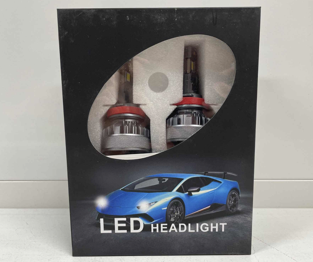 H4 / Светодиодные LED лампы для авто, H4, 12-24 вольта, 75 Вт, Серия V8 (2 шт. / комплект)