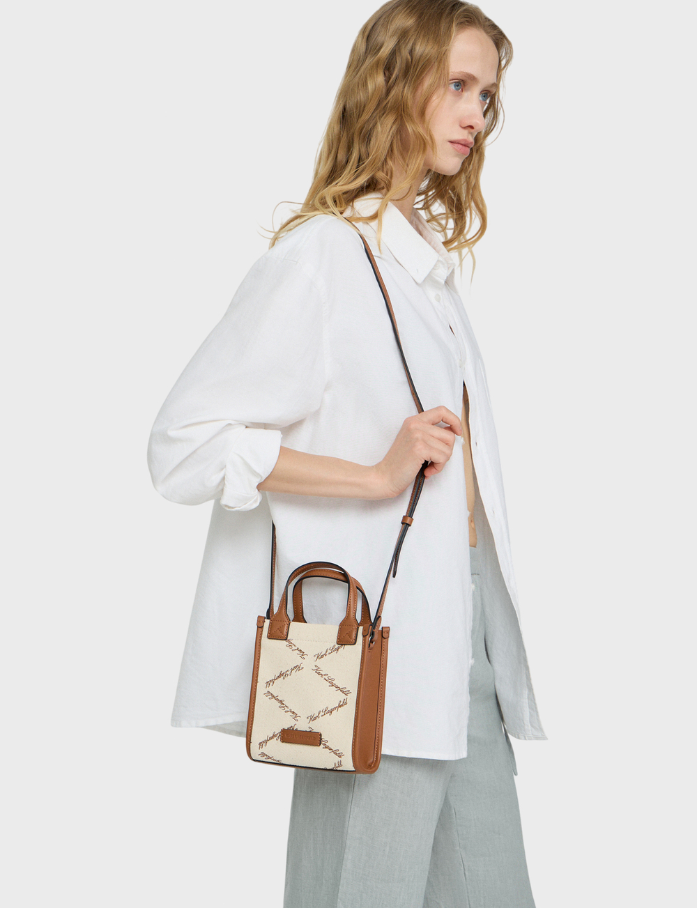 Сумка KARL LAGERFELD K/Ville Mini Ns Cb Emb Canvas