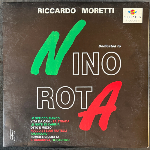 Riccardo Moretti ‎– Dedicated To Nino Rota (Италия 1991г.)