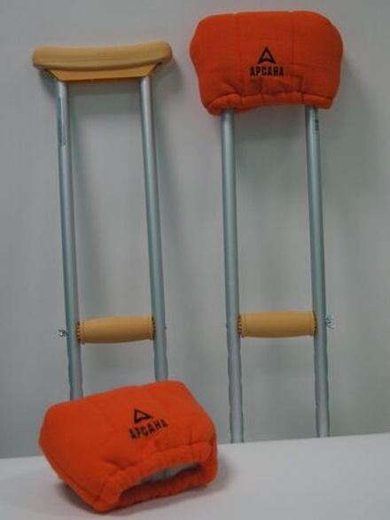 Мягкие накладки для костылей / чехлы на костыли