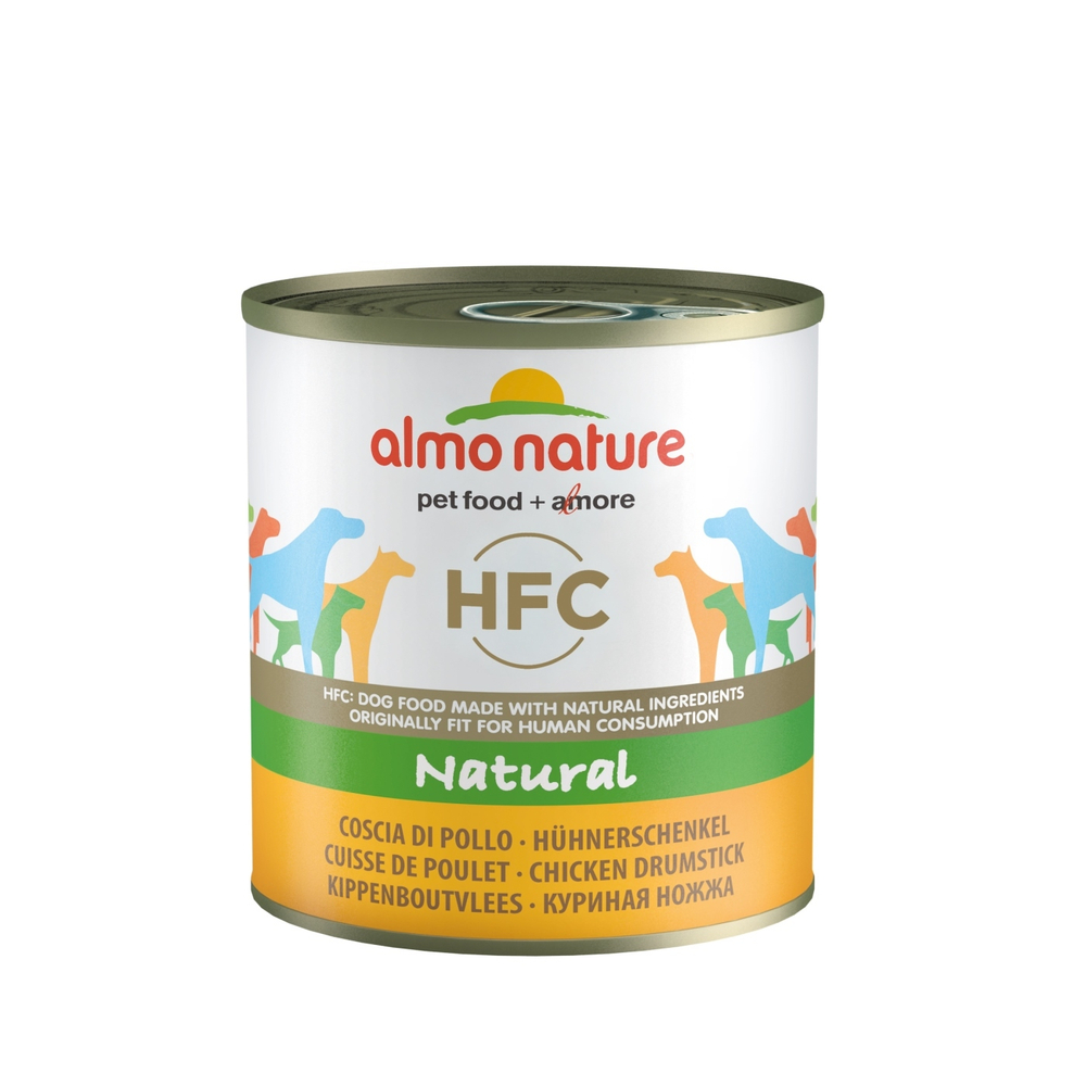 Almo Nature Консервы для Собак Куриные Бедрышки (10362 HFC Chicken Drumstick) 0,28 кг x 1 шт.