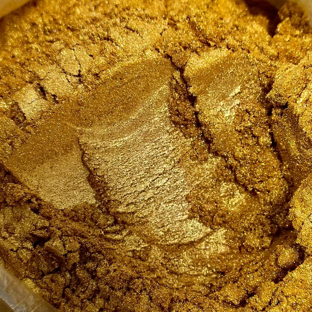 Пигмент 8857 - Золото тёмное мерцающее - универсальный