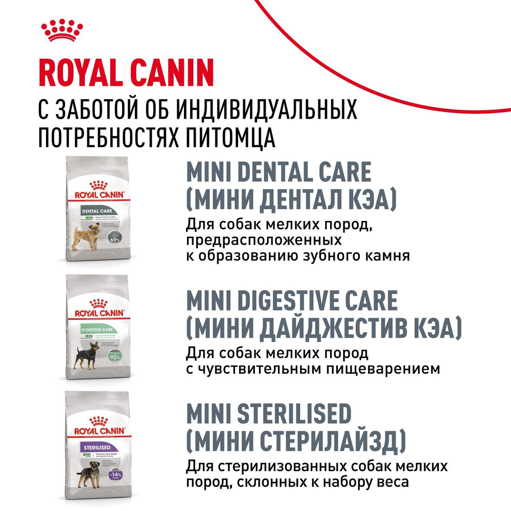 Royal Сanin Mini Urinary Care Корм сухой для собак мелких размеров 1 кг
