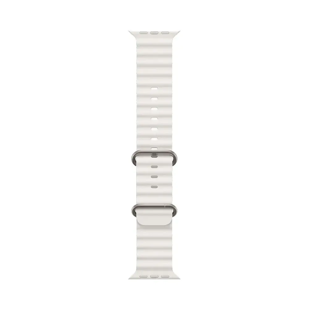 Apple Watch Ultra 2 49 mm Titanium Case White Ocean Band (One Size)