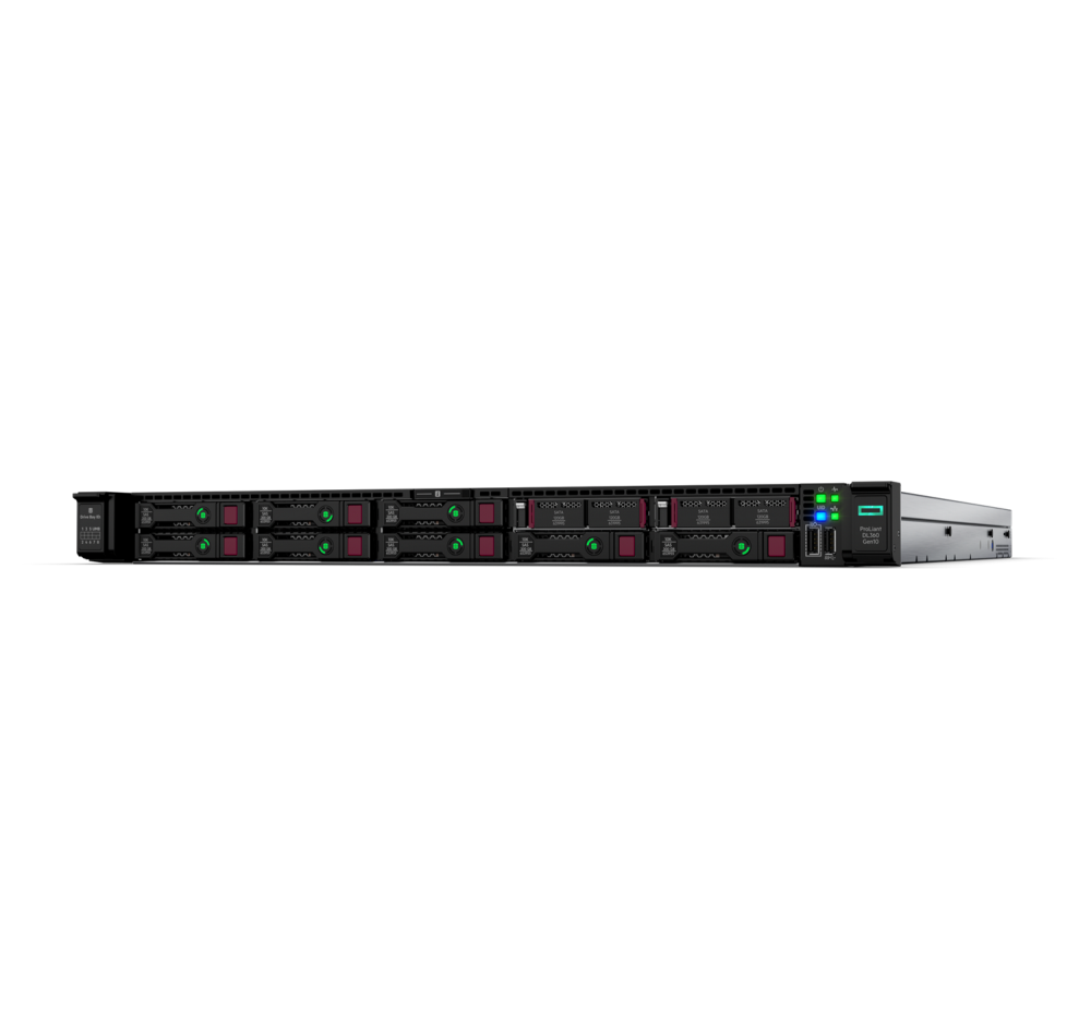 Стоечный сервер - HP Enterprise ProLiant DL360  Gen10, 1U, 8x 2.5“, 1x Xeon[6226R] 16 Cores, 32Gb, P24742-B21