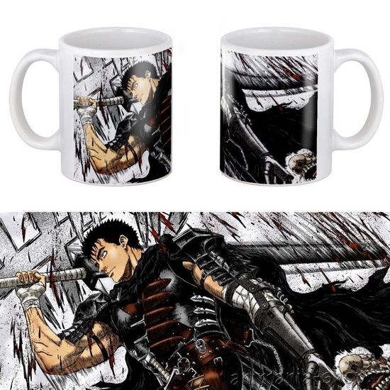 Кружка керамическая, Берсерк, Berserk, 330 мл