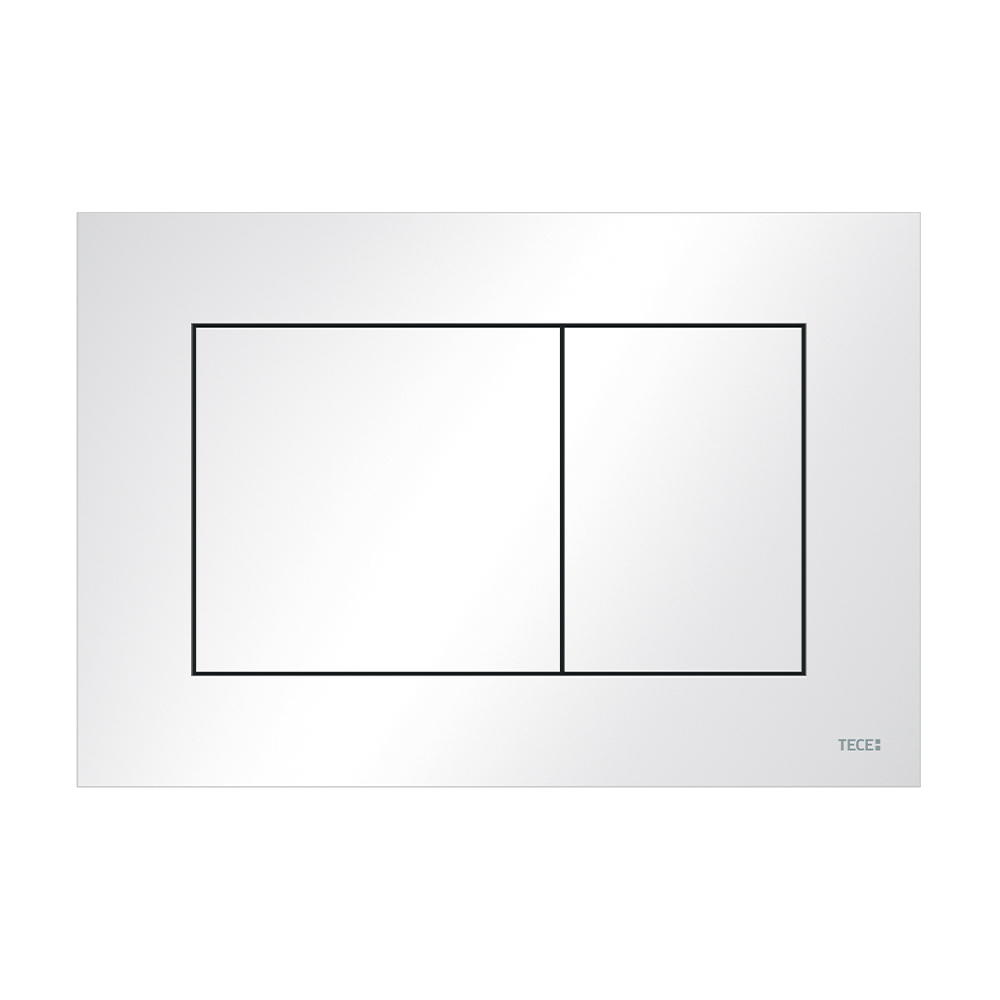 Пластиковая панель смыва для унитаза TECEnow, белая 9240400