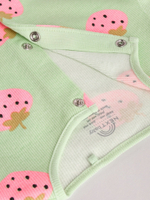 Комбинезон / Cлип для малышей Next E18-347, 3 шт., Светло-зеленый, Бежевый, Розовый