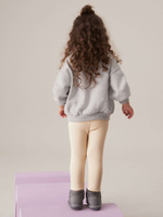 Легинсы с флисовой подкладкой и вышивкой для девочки Next 174-401, Кремовый