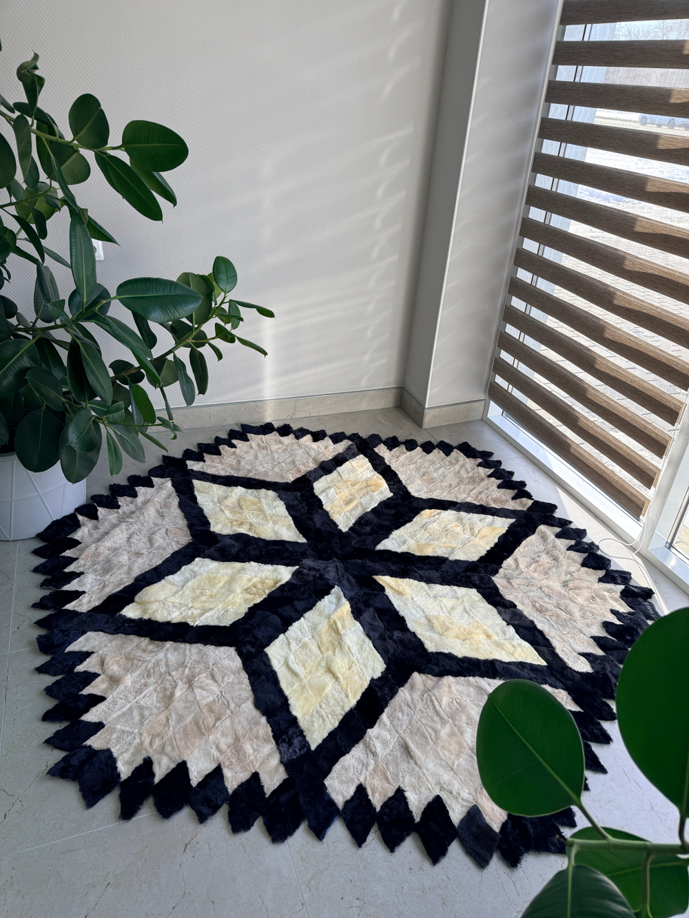 Меховой Ковер из овчины