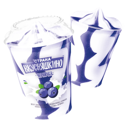 Мороженое Страна вкусняшкино Черника 180 гр