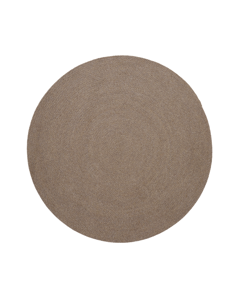 Despas Ковер бежевый круглый из синтетических волокон