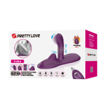 Фиолетовая виброподушка Luka с пультом ДУ