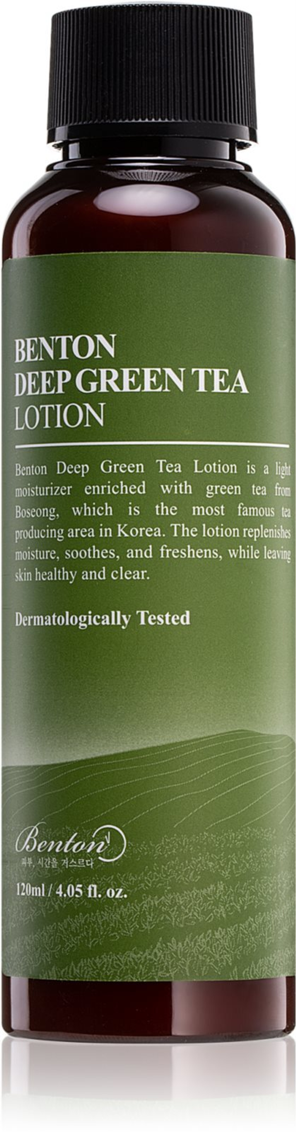 Benton Deep Green Tea - увлажняющее молочко с зеленым чаем /   120  ml  / GTIN 8809566990358