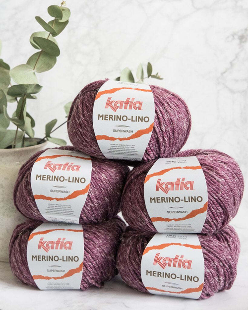 -50% Katia Merino-Lino 5x50г